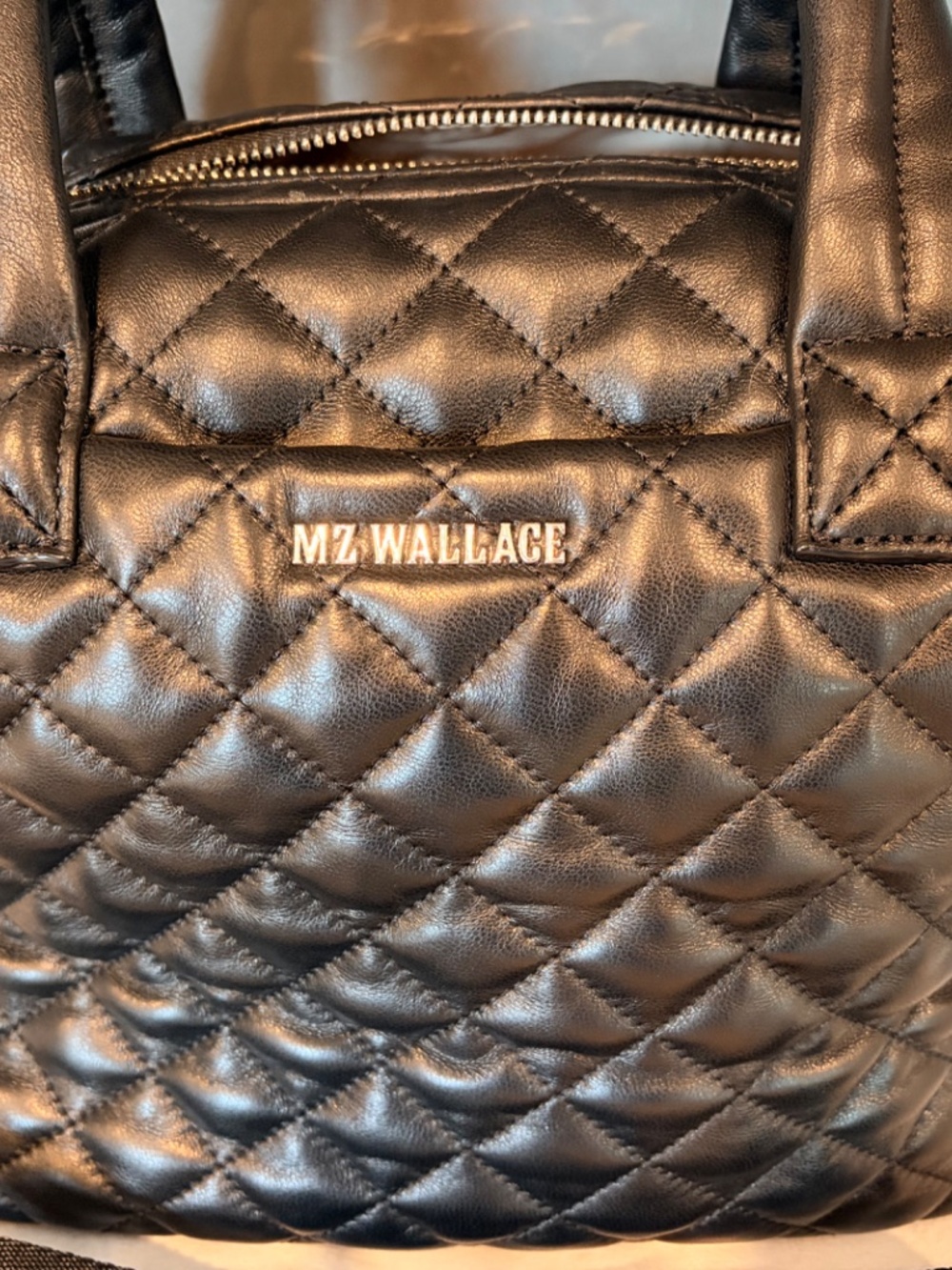 MZ Wallace Black Leather Small Sutton Deluxe NWOT - Picture 2 of 13